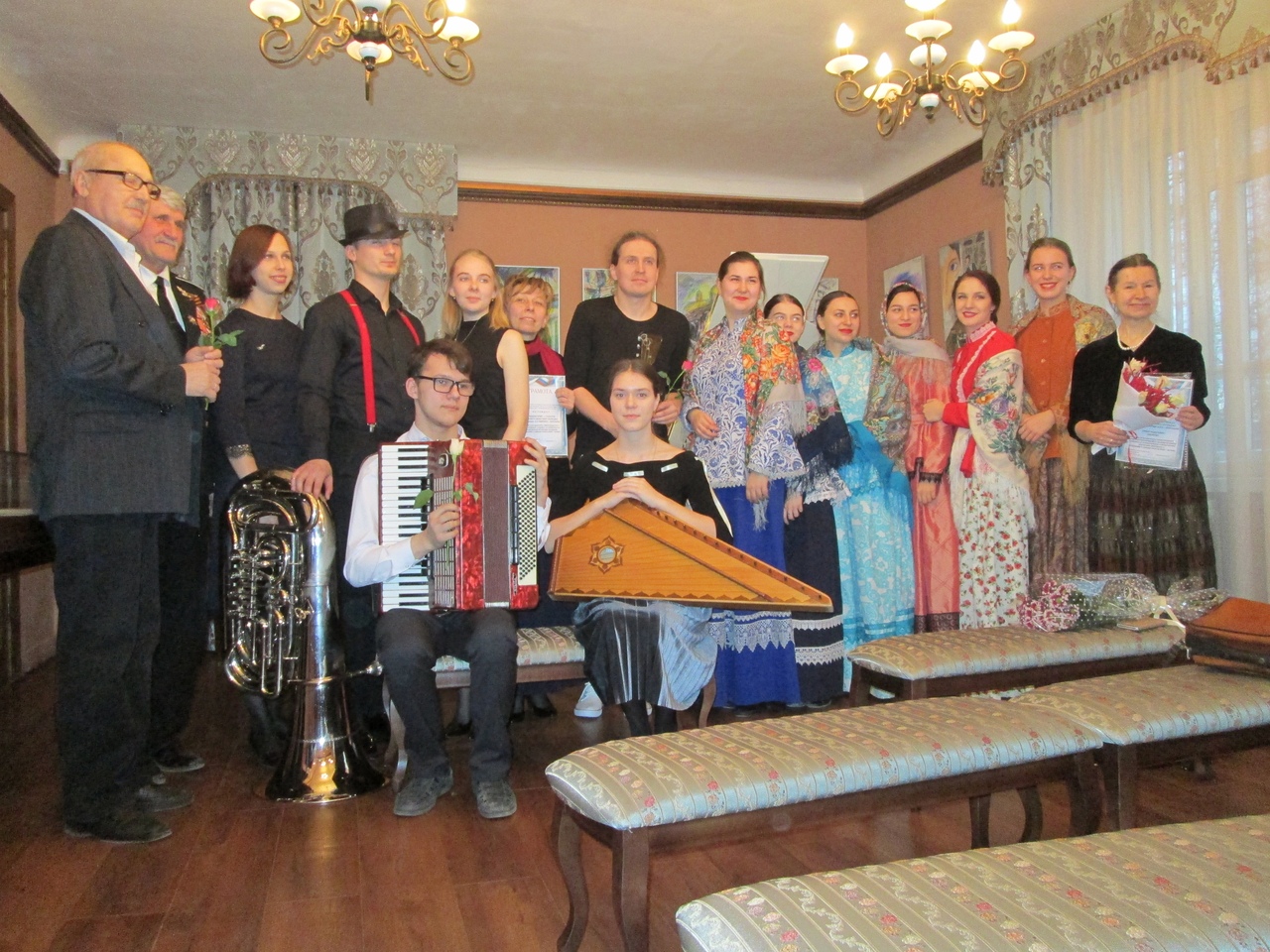 Праздничный концерт студентов и преподавателей колледжа прошёл в музее г. Печоры