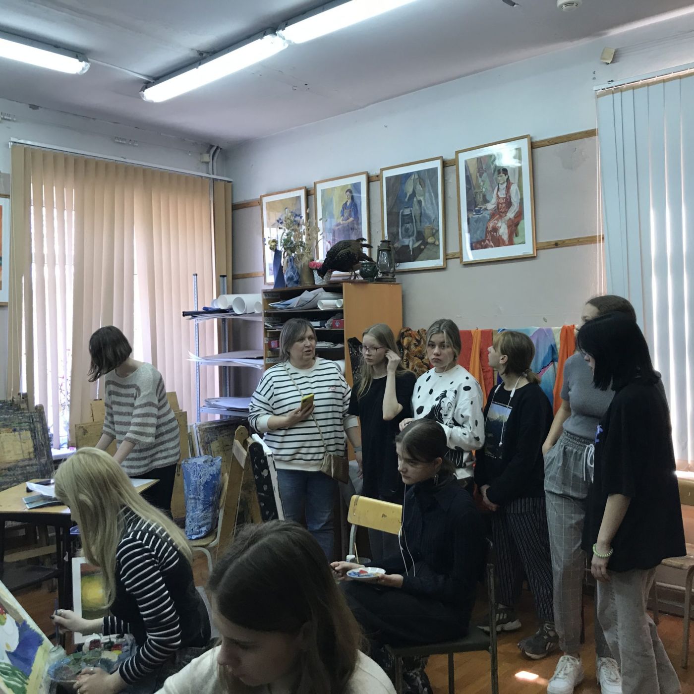 21 апреля ученики Детской Художественной школы города Вологды посетили отделение культуры и искусств колледжа